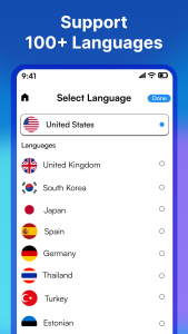 اسکرین شات 4 برنامه AI Translator: Live Translate