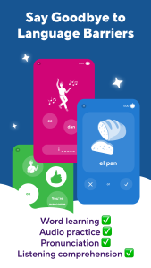 اسکرین شات 3 برنامه Drops: Language Learning Games