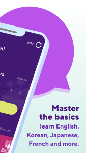 اسکرین شات 2 برنامه Drops: Language Learning Games
