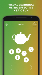 اسکرین شات 1 برنامه Drops: Learn British English