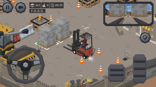 اسکرین شات 4 بازی Forklift Rush Simulator
