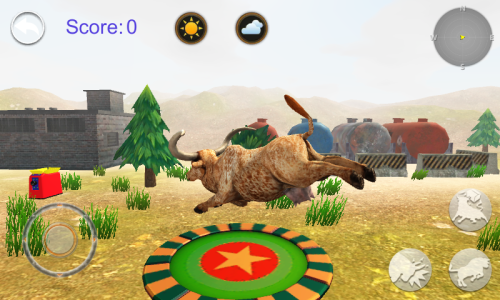 اسکرین شات 4 برنامه Talking Bull: Virtual Pet Fun