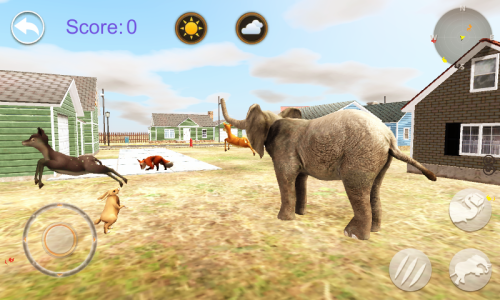 اسکرین شات 6 برنامه Talking Elephant: Fun Trunk
