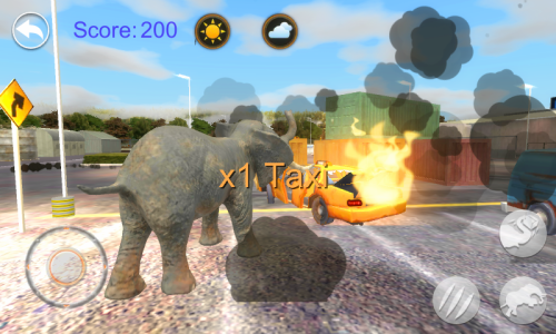 اسکرین شات 3 برنامه Talking Elephant: Fun Trunk