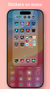 اسکرین شات 5 برنامه Colorful OS Launcher: Themes