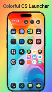 اسکرین شات 1 برنامه Colorful OS Launcher: Themes
