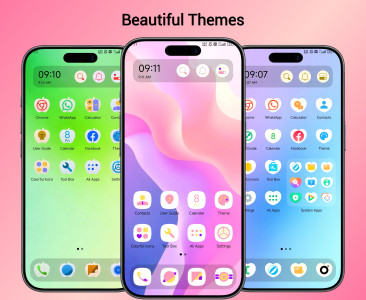 اسکرین شات 2 برنامه Colorful OS Launcher: Themes
