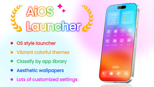 اسکرین شات 1 برنامه AiOS launcher: Ai OS