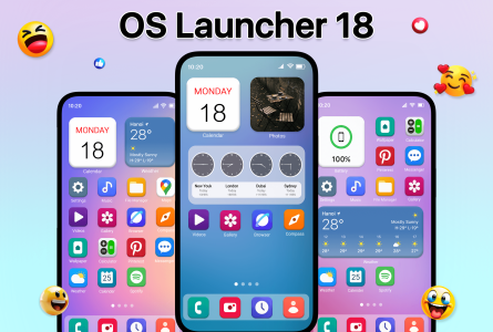 اسکرین شات 1 برنامه OS Launcher 18 - iLauncher OS