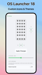 اسکرین شات 7 برنامه OS Launcher 18 - iLauncher OS