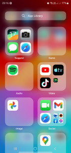 اسکرین شات 3 برنامه Launcher iOS 17
