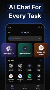 اسکرین شات 2 برنامه Nebula - AI Chatbot Assistant