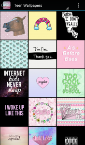 اسکرین شات 3 برنامه Teen Wallpapers