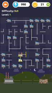 اسکرین شات 3 بازی Electric line - Logic Puzzles