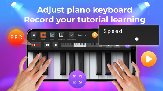 اسکرین شات 3 برنامه Learn Piano & Piano Keyboard
