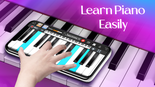 اسکرین شات 1 برنامه Learn Piano & Piano Keyboard