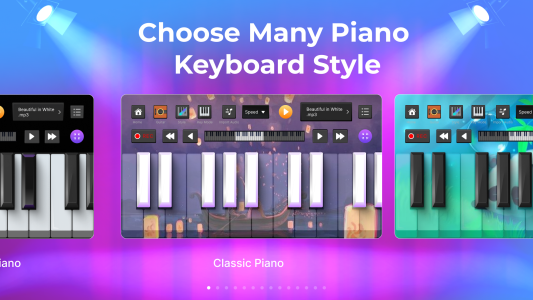 اسکرین شات 2 برنامه Learn Piano & Piano Keyboard