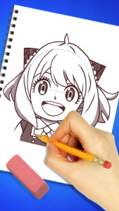 اسکرین شات 2 برنامه How to Draw Anime