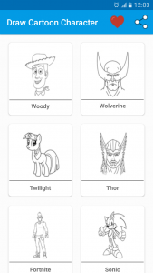 اسکرین شات 2 برنامه Learn Drawing