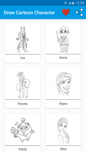 اسکرین شات 1 برنامه Learn Drawing