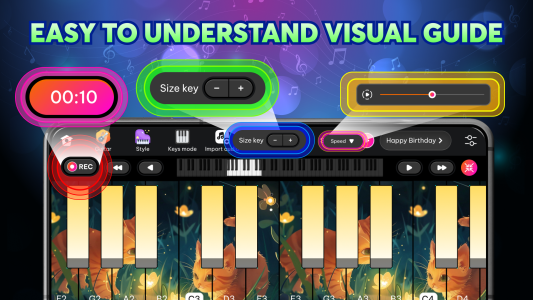 اسکرین شات 4 برنامه Musical Instrument-Learn Piano