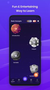 اسکرین شات 2 برنامه Fibu: Coding for Teens