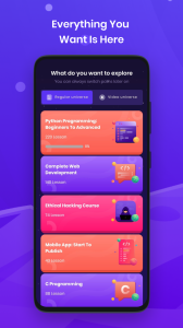 اسکرین شات 1 برنامه Fibu: Coding for Teens