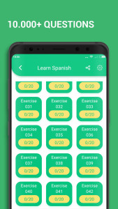 اسکرین شات 4 برنامه Learn Spanish Grammar A1 A2 B1