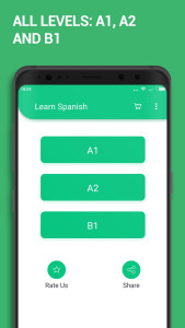 اسکرین شات 2 برنامه Learn Spanish Grammar A1 A2 B1