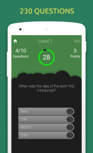 اسکرین شات 1 برنامه Science Quiz Test Trivia Game