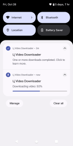اسکرین شات 5 برنامه Lj Video Downloader (m3u8,mp4)