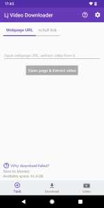 اسکرین شات 1 برنامه Lj Video Downloader (m3u8,mp4)