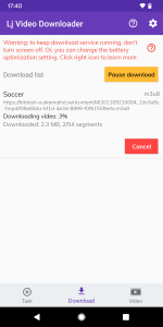 اسکرین شات 4 برنامه Lj Video Downloader (m3u8,mp4)