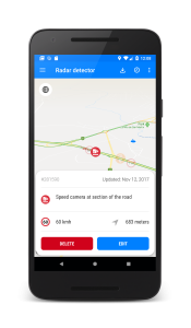 اسکرین شات 3 برنامه Speed Camera Detector