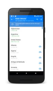 اسکرین شات 4 برنامه Speed Camera Detector