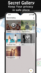 اسکرین شات 2 برنامه Vault clock : Photo Video Lock