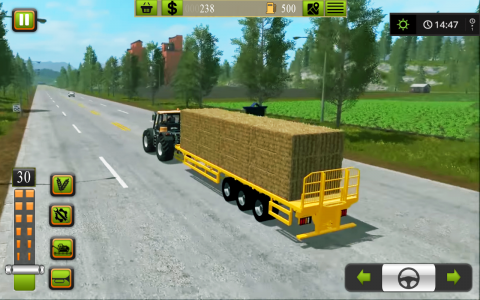 اسکرین شات 4 بازی Tractor Farming and Farm games