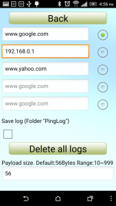 اسکرین شات 3 برنامه Graphic PING