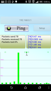 اسکرین شات 2 برنامه Graphic PING