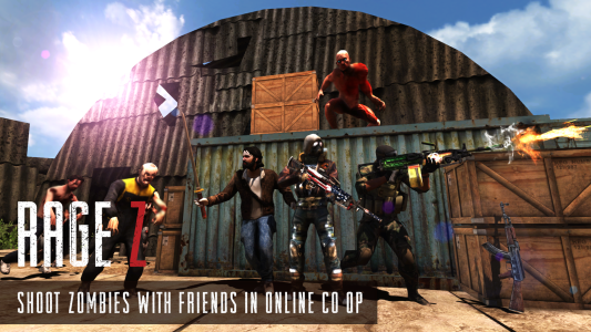 اسکرین شات 1 بازی Rage Z: Multiplayer Zombie FPS