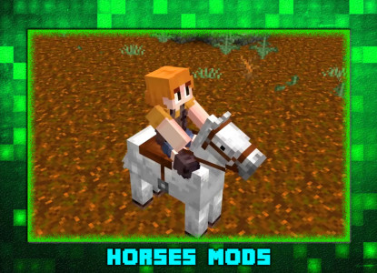 اسکرین شات 1 برنامه Horse Mod for mcpe