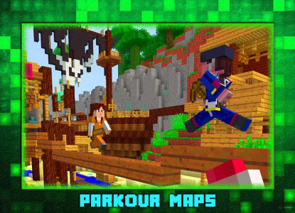 اسکرین شات 3 برنامه Mods with Parkour Maps