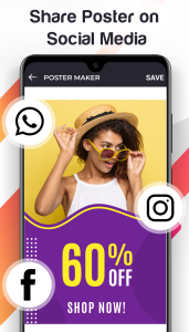 اسکرین شات 8 برنامه Poster Maker, Flyer, Banner Ma