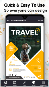 اسکرین شات 4 برنامه Poster Maker, Flyer, Banner Ma