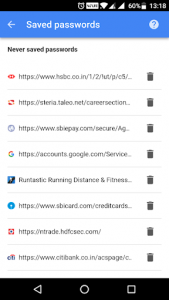 اسکرین شات 1 برنامه Password Manager for Google Account