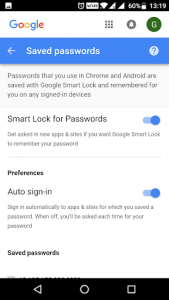 اسکرین شات 3 برنامه Password Manager for Google Account