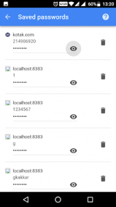 اسکرین شات 2 برنامه Password Manager for Google Account