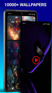 اسکرین شات 3 برنامه Spider 4K Hero Wallpapers Live
