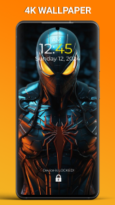 اسکرین شات 2 برنامه Spider 4K Hero Wallpapers Live