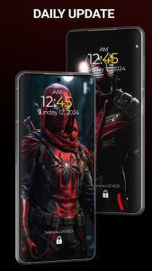 اسکرین شات 5 برنامه Spider 4K Hero Wallpapers Live
